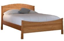 Heritage Full Arched Panel Platform Bed in Natural Cherry