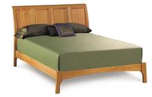 Sarah Sleigh Bed with Low Footboard